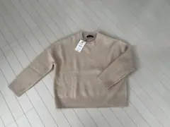 本日限定価格今季完売ZARAクルーネックオーバーサイズニットM