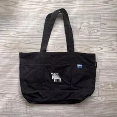 moz トートバッグ ブラック 大 帆布 マザーズバッグ