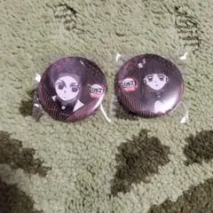 鬼滅の刃 ufotable ダイニング 缶バッジ 胡蝶しのぶ&栗花落カナヲ