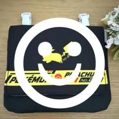 ポケモンピカチュウ　移動マルチポケットポーチクリップショルダーポシェット男の子①