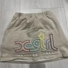 x-girl ベージュ スカート ポケット付き