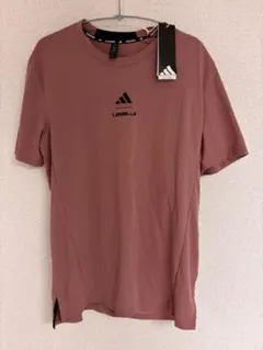 アディダス　レズミルズ　レスミルズ　グラフィック 半袖Tシャツ Lエンジ