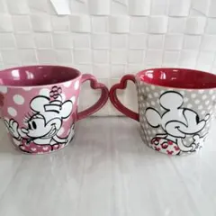 ミッキー&ミニーペアマグカップ
