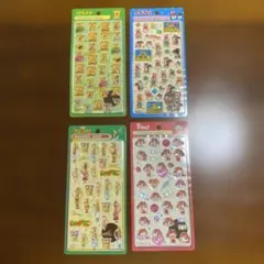 新品正規品　ボンボンドロップ シール 4枚セット じゃがりこ ペコちゃん