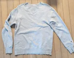 Champion グレー クルーネックスウェット 　トレーナー