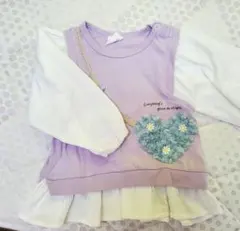 Si-Shu-Nan 紫色チュニック 90サイズ