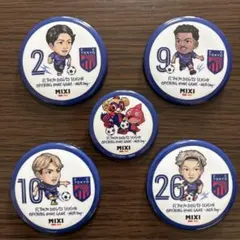 FC東京 MIXI Dayオリジナル缶バッジ　5個 FC東京 MIXI Dayオリジナル缶バッジ 5個 - メルカリ