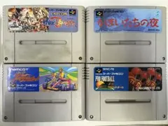 スーパーファミコンソフト4本セット　sfc