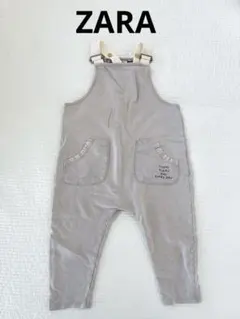 ZARA baby ザラ　サロペット　パンツ　グレー　ポケット　カバーオール