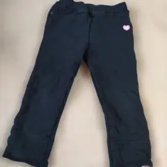 HB ハート刺繍 ロングパンツ ブラックのサムネイル