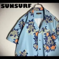 サンサーフ 和柄 レーヨン シャツ デュークカハナモク リアル