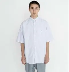 NORTH FACE PURPLE LABEL ストライプ OX シャツ　半袖