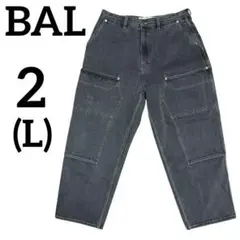【サイズ2（L）】BAL LOOSE FIT DENIM WORK PANT 黒