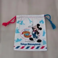 ディズニーランド　初期　グッズ　巾着　貴重　美品