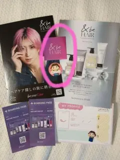 【限定ステッカー＆ノベルティカード付】&be Hair 佐久間大介 リーフレット