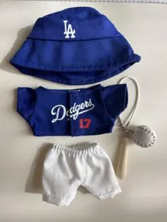 ラブブ服OHTANI 17 ロサンゼルス・ドジャース 着せ替え服4点セット