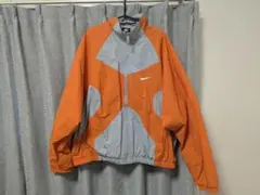 Nike ナイロンジャケット XL オレンジ/グレー