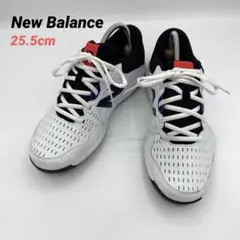 【New Balance】テニスシューズ【25.5cm】ホワイト×ブラック