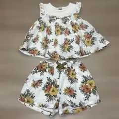 。様購入決定(プティマイン 花柄セットアップ 100サイズ)