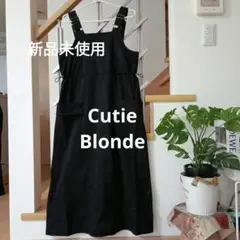Cutie Blonde♡ ブラックジャンバースカート♡新品タグ付きのサムネイル