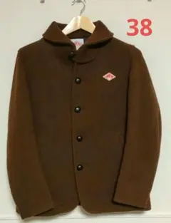 DANTON ウールコート サイズ38 ブラウン