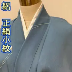 ☆専用☆夏着物 夏 絽 付け下げ くすみ水色 身丈160cm 裄丈62.5cm