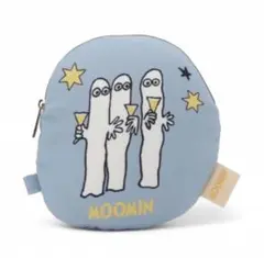 新品タグ付き✴︎【MOOMIN】コラボ　ニョロニョロ　ダイカット　フカフカポーチ