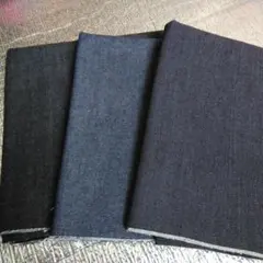 デニム生地 　 3色セット