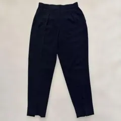 Spick &Span ネイビー　タックパンツ　36