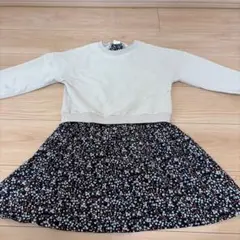 Bee des Bee キッズ　130センチ　長袖カットソーワンピース　秋春