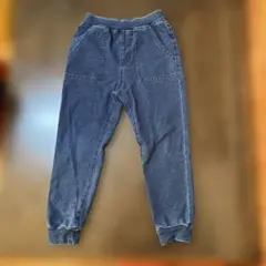 GU ダークブルー パンツ ウエストゴム１３０