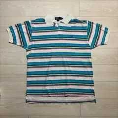 90s Ralph Lauren ラルフローレン ボーダー ポロシャツ