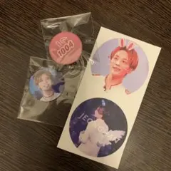SEVENTEEN ジョンハン ステッカー 缶バッジ