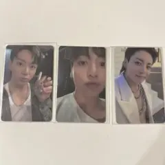 JUNGKOOK GOLDEN 特典 weverse PVC トレカ 3種 公式