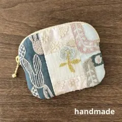 ミナペルホネン　手縫いハンドメイド　　ミニポーチ182のサムネイル