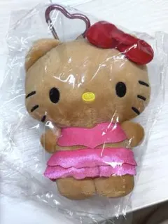 顔厳選　ハローキティ ぬいぐるみ マスコットポーチ