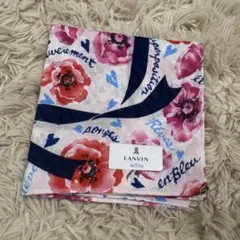 LANVIN en Bleu ハンカチ 花柄 リボンのサムネイル
