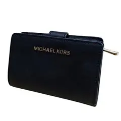 マイケルコース MICHAEL KORS 二つ折り財布 ブラックのサムネイル