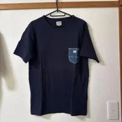 Lee ネイビー Tシャツ デニムポケット