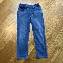 デニムブルー ストレートパンツ 140センチ