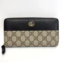 ✨極美品✨グッチ 長財布 フラップ マーモント スプリーム レザー