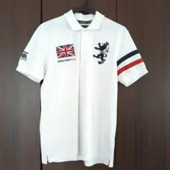 Admiral ホワイト ポロシャツ　Lサイズ