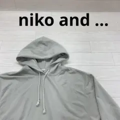 niko and ... ニコアンド プルオーバーパーカー ライトグリーン Ｌ