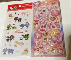 【正規品】うるちゅる　キティ　ベビー　ケロロ軍曹×サンリオキャラ　ポップシール