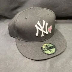 【新品未使用】NEW ERA 59FIFTY キャップ ピンクハートラメ