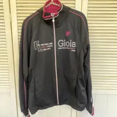 FILA ジャージ Mサイズ 黒 ピンクアクセント