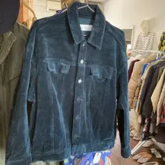 ダークグリーン コーデュロイジャケット