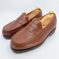 匠モデル【数回の着用 美品送料込】ブラウン レザー ローファー HA