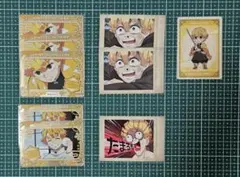 鬼滅の刃 我妻善逸 カード ステッカー まとめ売り