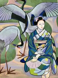 浮世絵版画、東錦畫夜競武内宿禰、楊洲周延（橋本周延)画明治19